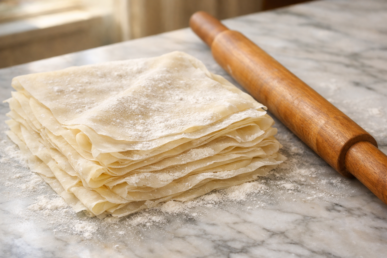 Baklava katmanlama tekniği görseli